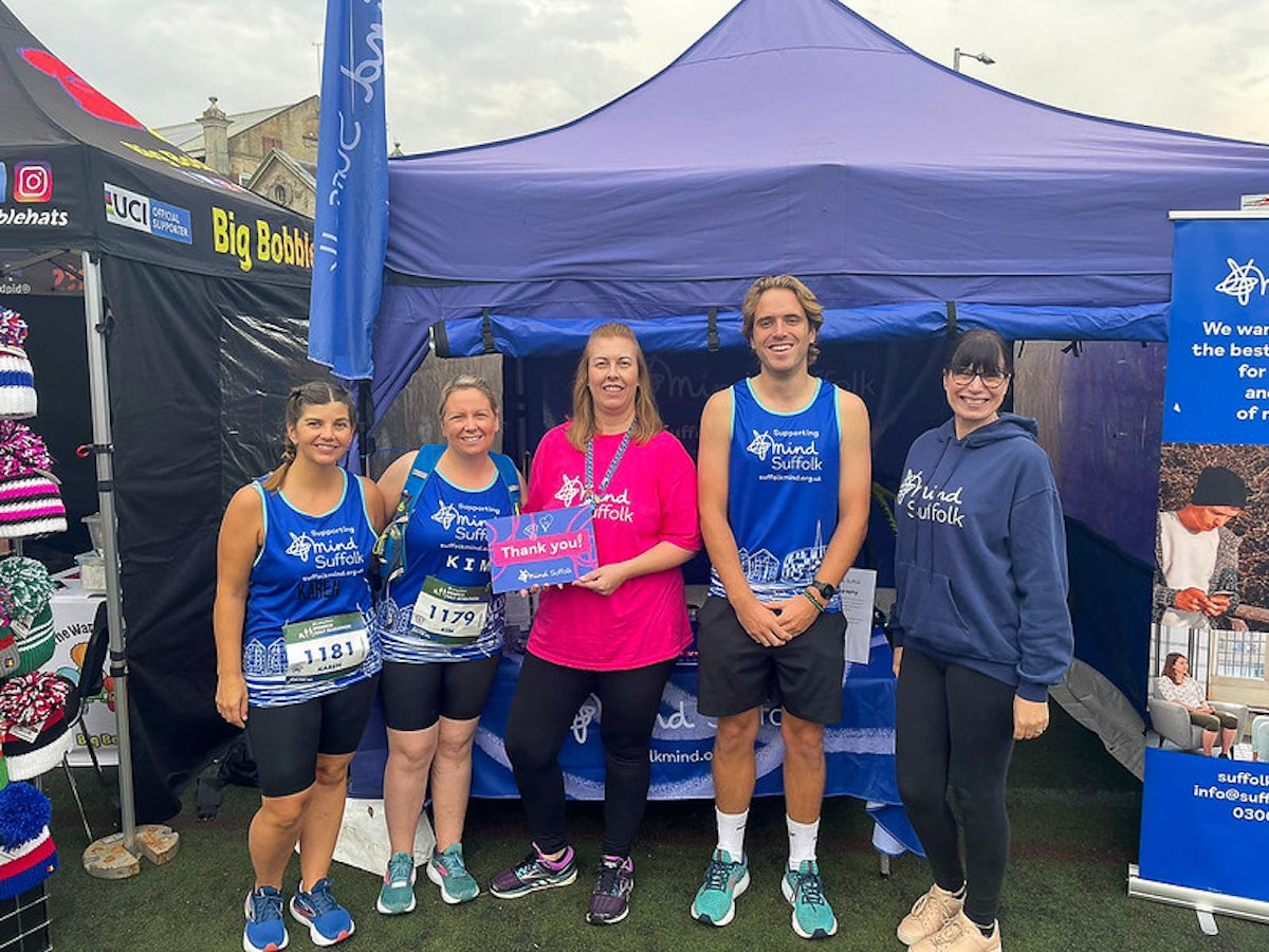 Runners for Suffolk Mind at the Ipswich Half Marathon